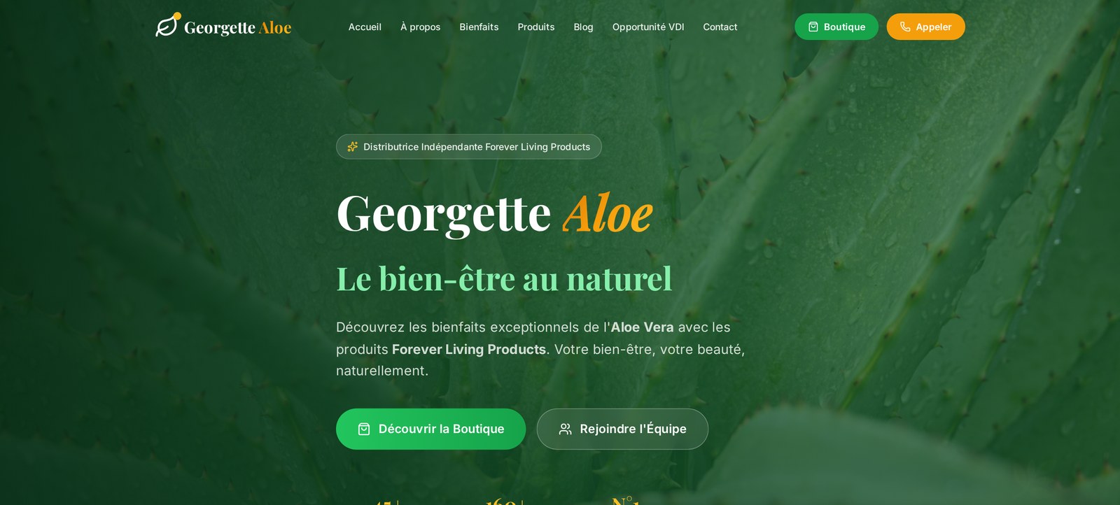 Georgette Aloe — distributrice Forever Living Products à La Réunion