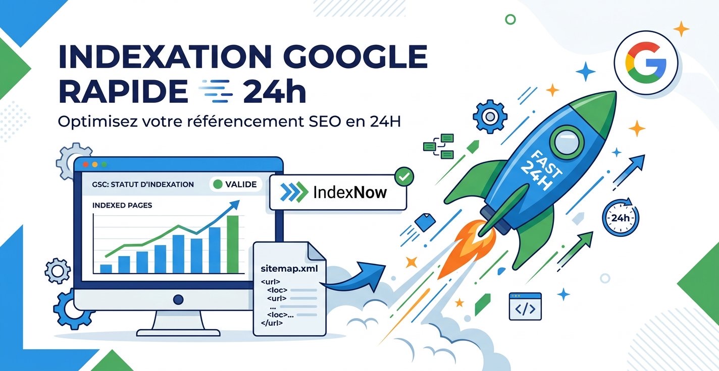 Indexation Google rapide : astuce pour indexer en 24h maximum