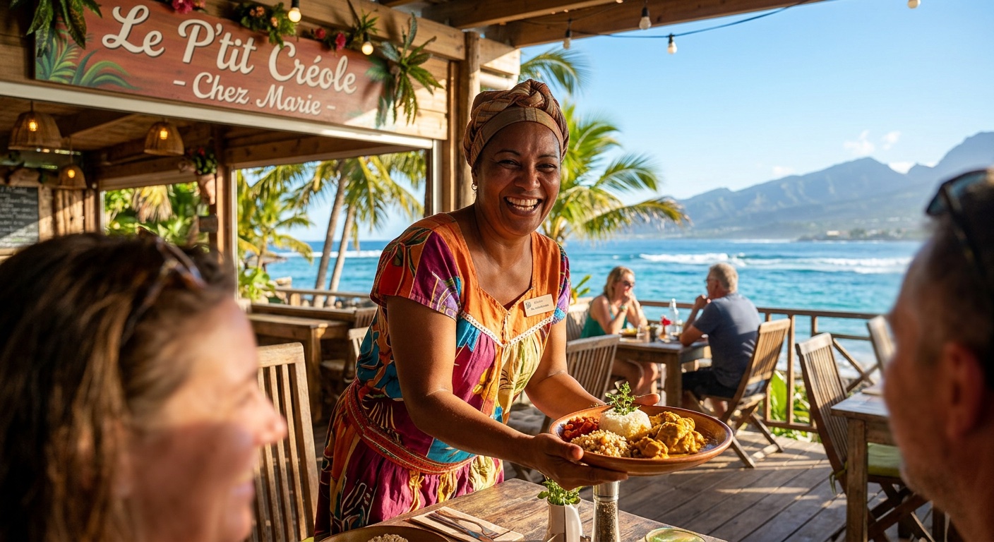 Exemples de photos à poster sur une fiche Google Business d'entreprise à La Réunion